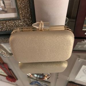 Gold evening bag/clutch